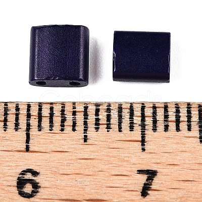 2-Hole Baking Paint Glass Seed Beads SEED-S023-17C-14-1