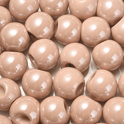 Opaque Acrylic Beads OACR-G012-01-1