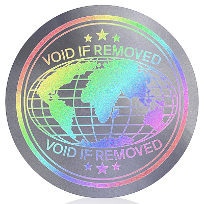 PET Waterproof Self Adhesive Laser Sticker STIC-WH0028-012-1