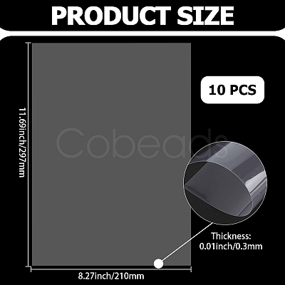 Plastic Sheets AJEW-WH20128-043A-1