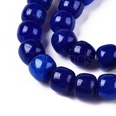 Dyed Natural White Jade Beads Strands G-T138-S04-1