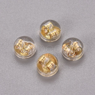 Brass & Plastic Ear Nuts KK-I664-04G-1