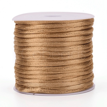 30M Nylon Satin Rattail Cords NWIR-YW0001-04-21-1