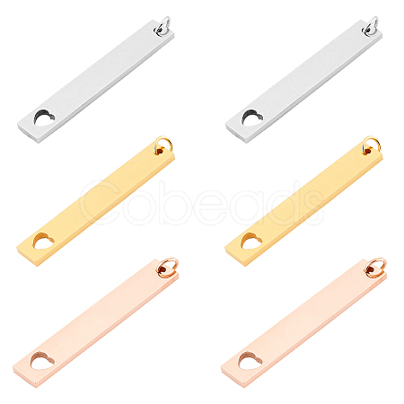 201 Stainless Steel Pendants STAS-UN0009-85-1
