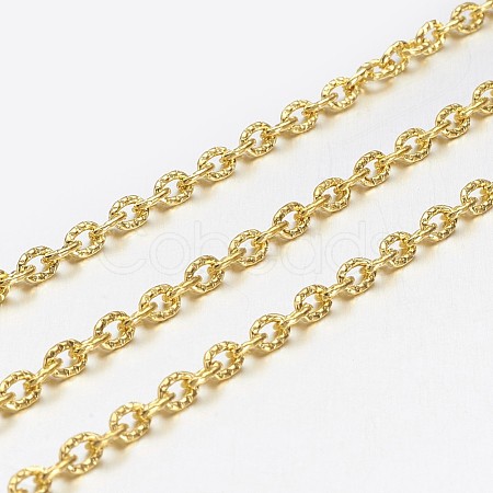 Iron Textured Cable Chains X-CHT104Y-G-1