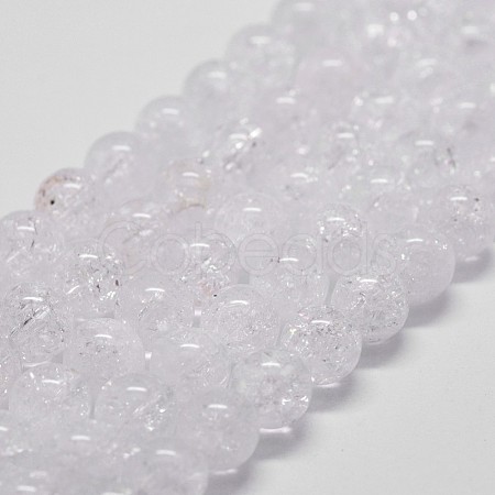 Natural Crackle Quartz Beads Strands X-G-D840-01-6mm-1