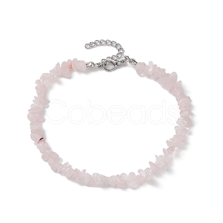 Natural Gemstone Beads Anklets AJEW-AN00583-10-1