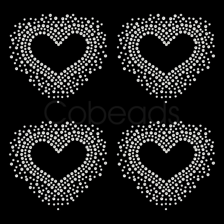 Glass Hotfix Crystal Rhinestone DIY-WH0349-327C-1