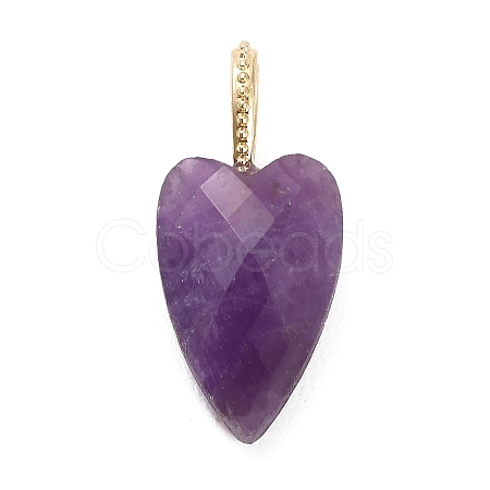 Natural Amethyst Pendants G-C290-01C-1