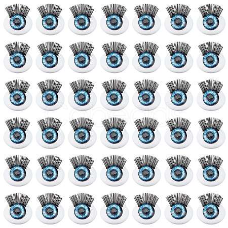 Nbeads 50 Pairs 4D ABS Doll Craft Cartoon Movable Eye DIY-NB0006-33-1