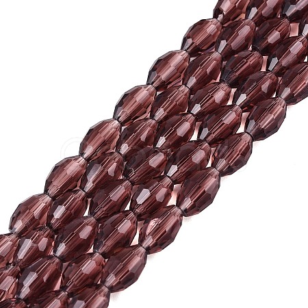 Transparent Glass Beads Strands GLAA-N071-01A-A19-1