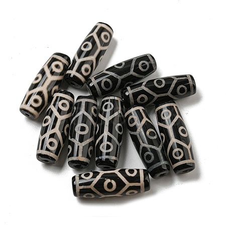 Tibetan Style dZi Beads Strands G-P526-B06-1