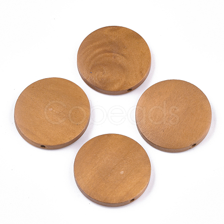 Painted Natural Wood Beads X-WOOD-S049-02A-06-1