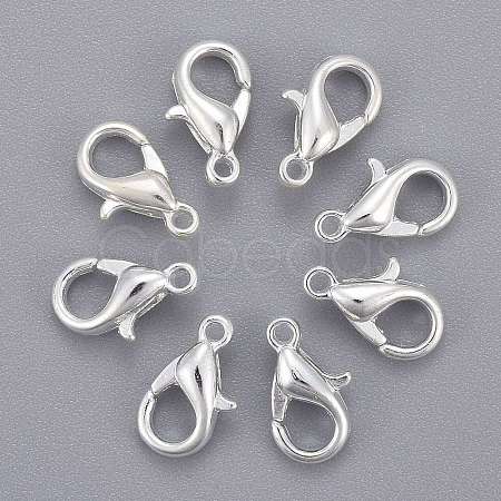 Zinc Alloy Lobster Claw Clasps E103-S-1