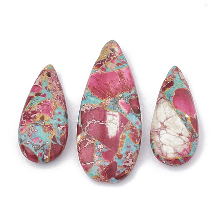 Synthetic Gemstone Pendants G-S328-003A-1