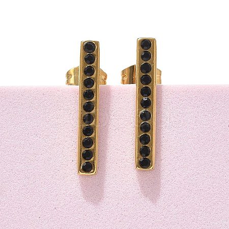304 Stainless Steel Stud Earrings EJEW-F361-05G-1