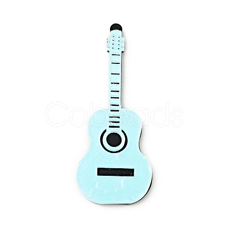 Guitar Shape Acrylic Big Pendants MACR-E002-02A-1