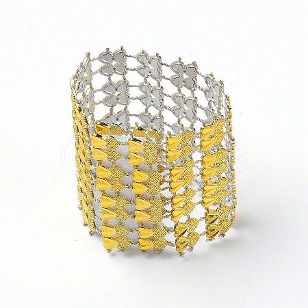 Plastic Rhinestone with Polyester Napkin Holder Adornment AJEW-WH0183-13B-1