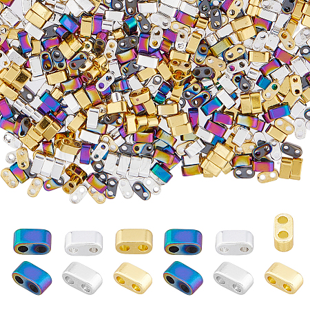 SUPERFINDINGS 180Ps 3 Colors Electroplated Non-magnetic Synthetic Hematite Beads G-FH0002-10-1