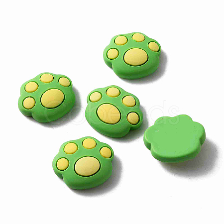 Opaque Resin Cabochons RESI-WH0035-17C-1