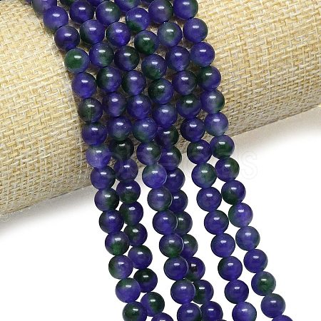 Natural Malaysia Jade Beads Strands G-B165-C02-4mm-1