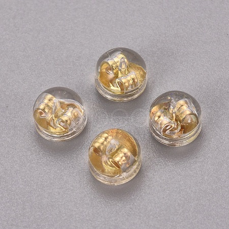 Brass & Plastic Ear Nuts KK-I664-04G-1
