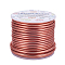 Round Aluminum Wire, Light Salmon, 9 Gauge, 3mm, about 55.77 Feet(17m)/roll