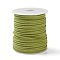 45M Faux Suede Cord, Faux Suede Lace, Olive, 2~2.5x1.5~2mm, about 50 Yards(45m)/Roll