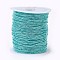 Iron Ball Chains, Soldered, with Spool, Electrophoresis, Turquoise, 1.5mm, about 100yards/roll(91.44m/roll)