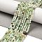 Natural Serpentine Beads Strands, Round, Faceted, 3mm, Hole: 1mm, about 117pcs/strand, 15.55''(39.5cm)