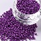 Baking Paint Glass Seed Beads, Dark Violet, 12/0, 1.5~2mm, Hole: 0.5~1mm, about 30000pcs/bag