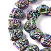 Electroplated Synthetic Non-magnetic Hematite Beads Strands G-Q174-04D-4