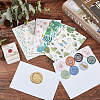 Envelope and Floral Pattern Thank You Cards Sets DIY-CP0004-97-5
