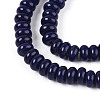 Opaque Solid Color Glass Beads Strands GLAA-ZX008-6mm-18P-3