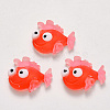 Translucent Frosted Resin Cabochons LS-CRES-N022-14-1