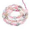 Natural Morganite Beads Strands G-R445-8x10-28-2