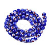 Round Millefiori Glass Beads Strands LK-P001-33-2