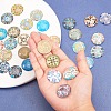 Printed Picture Glass Cabochons GGLA-YW0001-01A-5