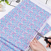 Fishscale Pattern Polyester Fabrics DIY-WH0292-79A-3