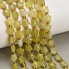 Natural Lemon Jade Beads Strands G-Z080-A26-8mm-1