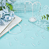 160Pcs Transparent Acrylic Beads TACR-SC0002-74-4