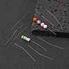 Tarnish Resistant 304 Stainless Steel Flat Head Pins X-STAS-R046-65mm-3