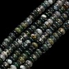 Natural Moss Agate Beads Strands G-L635-A27-4x2mm-3