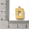 Ion Plating(IP) 304 Stainless Steel Manual Polishing Pendants STAS-M059-01G-A02-3