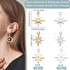 20Pcs 2 Colors Brass Clear Cubic Zirconia Charms FIND-BBC0002-16-2