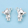 Rack Plating Alloy Charms PALLOY-WH0103-01S-1