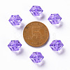 Transparent Acrylic Beads TACR-S154-15B-47-3
