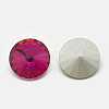 Pointed Back Glass Rhinestone Cabochons RGLA-T086-14mm-09-2