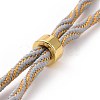 Nylon Cord Silder Bracelets MAK-C003-03G-13-2