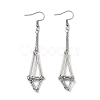 Brass Earring Hooks with Tray EJEW-JE05582-02-1